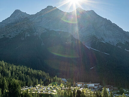 Zugspitz Resort Luftaufnahme