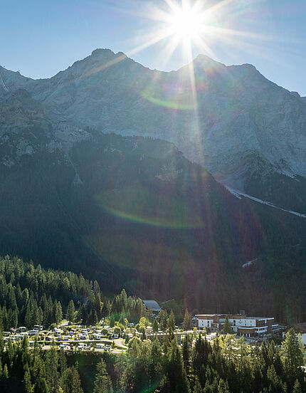 Zugspitz Resort Luftaufnahme