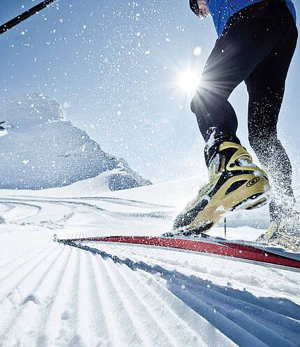 Langlaufen auf dem Gletscher, © Ideenwerk Werbeagentur GmbH