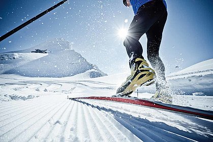 Langlaufen auf dem Gletscher, (c) Ideenwerk Werbeagentur GmbH