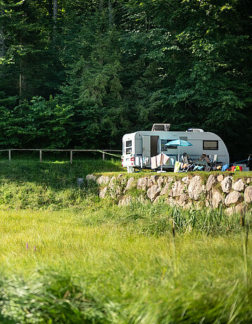 Camping Seeblick Toni Wohnwagen