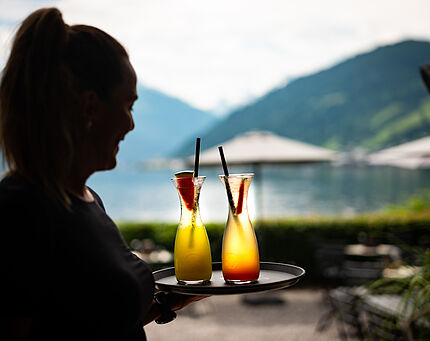 Seecamp Zell am See Abendstimmung