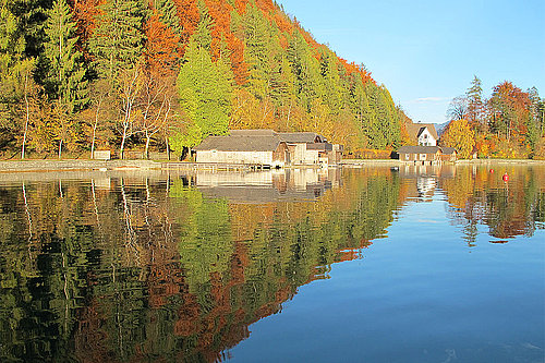 Autumn at lake Wolfgangsee, (c)WTG/Savel