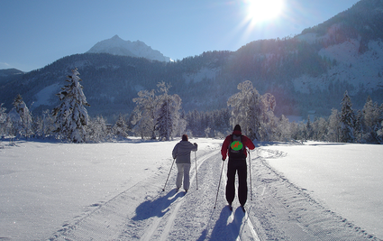 Cross-country skiing at the Wolfgangsee (c) WTG