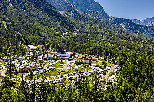 Aerial view Zugspitz Resort