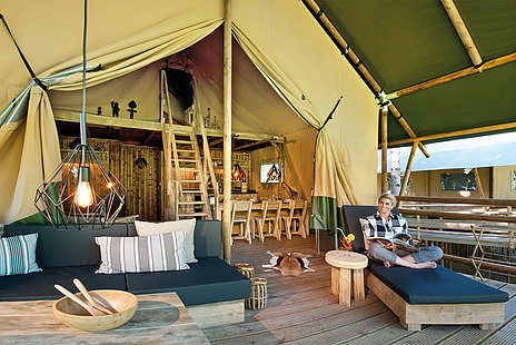 Safari-Lodgezelt, Ferienparadies Natterer See