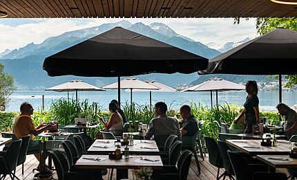 Seecamp Zell am See Gastgarten