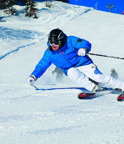 Skifahrer auf der Postalm, © WTG/Savel