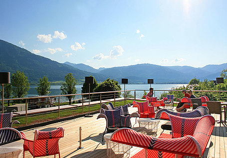 Camping Berau am Wolfgangsee - Dachterrasse