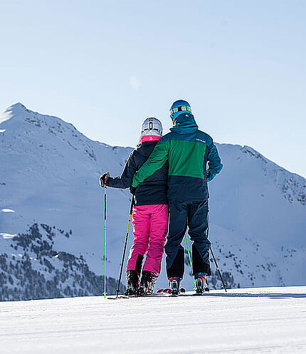Skifahren mit traumhaften Bergblick © Ski Juwel Alpbachtal Wildschönau