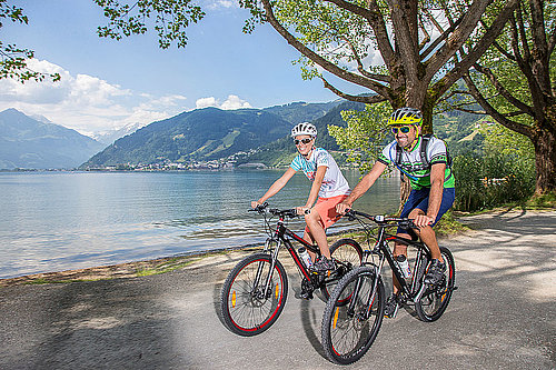 Radfahren am Zeller See, (c) Zell am See-Kaprun Tourismus/Faistauer Photography