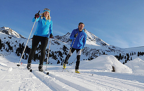 Cross country skiing Natterersee