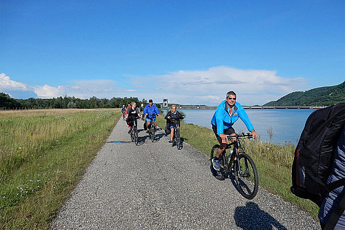 Radfahren mit Franz, Donaupark Tulln